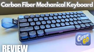 REVIEW: Epomaker Carbon60 | Carbon Fiber Wireless Mechanical Keyboard - Ultra Compact!