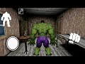 Escaping as Hulk in Granny's Old House | Door Escape | Outwitt Mod