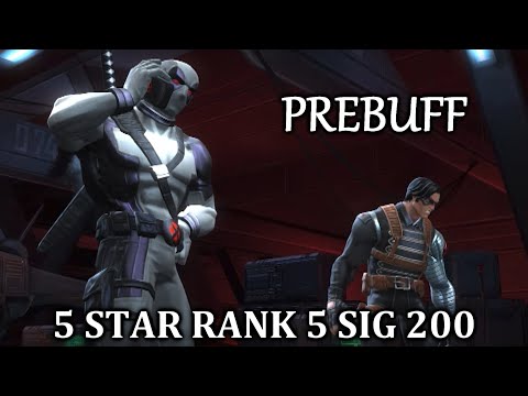 Deadpool X-Force (PREBUFF) 5 Star Rank 5 Sig 200