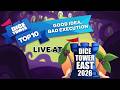 Top Ten Good Ideas With Terrible Execution Live From Dice Tower East 2026