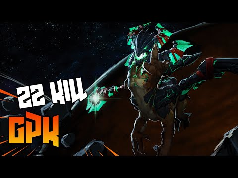 gpk Outworld Destroyer Dota 2 Pro Gameplay - 22 Kill (Watch & Learn)