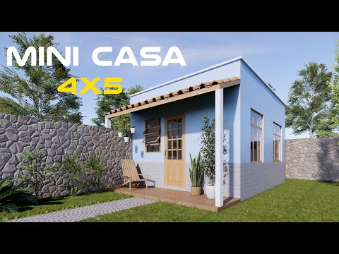 ¿SE PUEDE CONTRUIR UNA CASA DE 4X5? | PROYECTO MINI CASA