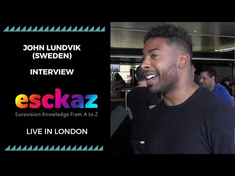 ESCKAZ in London: Interview with John Lundvik (Sweden at the Eurovision 2019)