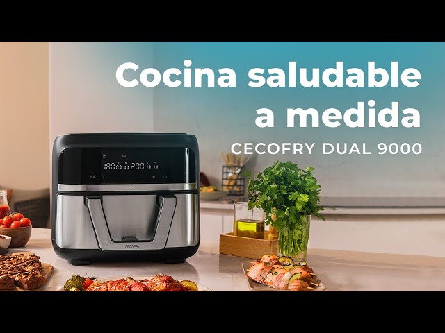 Freidora dietética Cecofry Dual 9000 digital y compacta sin aceite