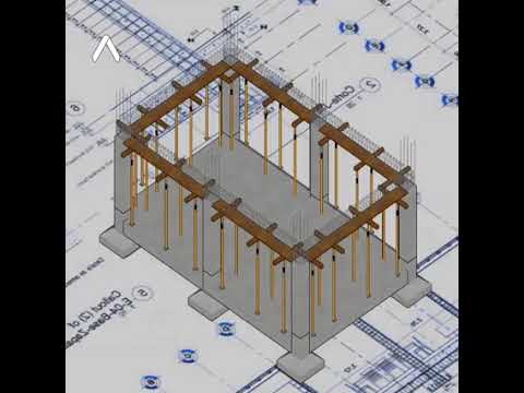 3D view for watching R.C.C slab centering