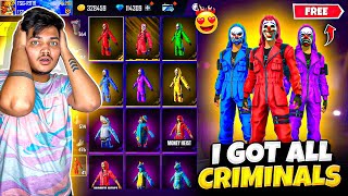 Free Fire I Got Red & All Criminal Bundles😍 And 5,00,000 Diamonds💎 From Garena Free Fire