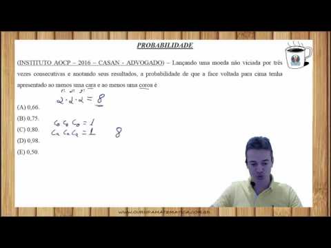 AOCP01NSQ05 - AOCP - 2016 - CASAN - PROBABILIDADE (www.gurudamatematica.com.br)
