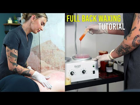 How To Wax Your Back Tutorial
