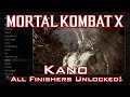 Mortal Kombat X Kano Guide All Finishers Unlocked