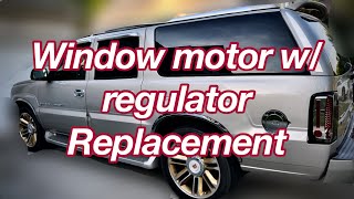 02-06 Cadillac Escalade Rear RH window motor/regulator replacement