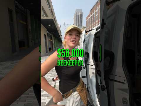 Working As A BEEKEEPER For A Day #shorts #nyc