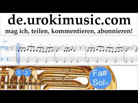 Tubaunterricht Jonas Blue - Mama Noten Lernen Teil#2 um-i995