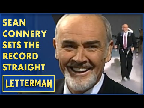 Sean Connery Responds To The Rumors Of His Death | Letterman