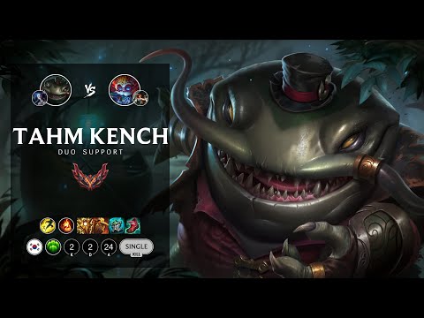 Tahm Kench Support vs Heimerdinger - KR Grandmaster Patch 12.19