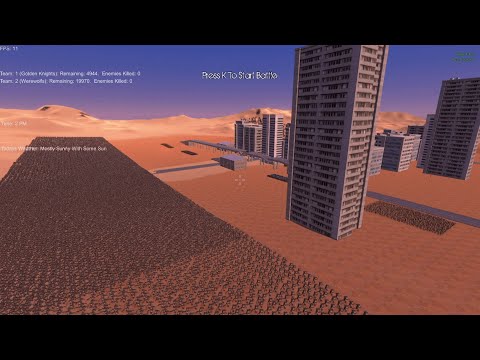 Legendary Heroes Defends City from 20.000 Werewolf Attack Ultimate Epic Battle Simulator UEBS