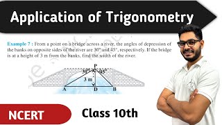 Class 10th Example 7 CH 9 || Some Applications Of Trigonometry || NEW NCERT || CBSE BY RAJEEV SIR