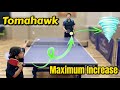 How to increase the maximum sidespin for Tomahawk Serve technique |  special training