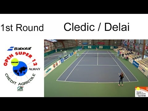Victory of Delai (ITA) over Cledic (FRA) (6/4 7/5) - Open Super 12 Auray - Girls Single 1st Round