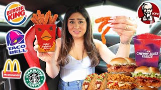 Eating ONLY NEW Fast Food Menu ITEMS for 24 HOURS!!