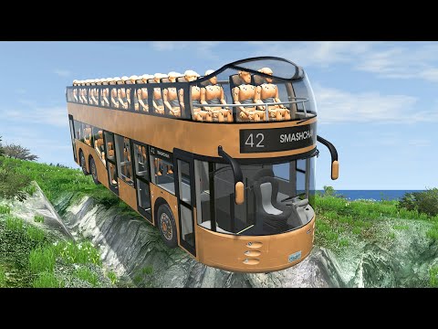 Cliff Drops #96 - BeamNG DRIVE | SmashChan