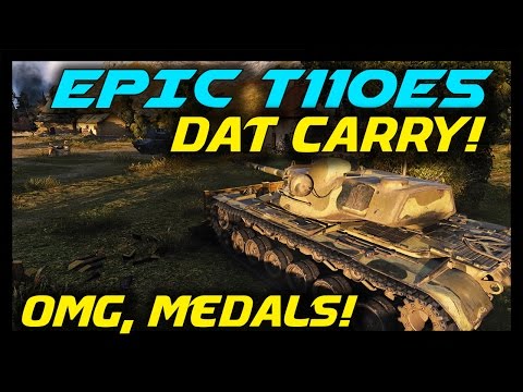 ► World of Tanks: T110E5 Epic Battle - 1 vs 5 - 6 Medals - Crucial Decisions = Epic Carry!