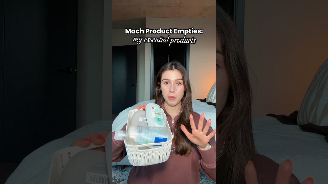 Product empties + project pan progress on my essential products #productempties #projectpan