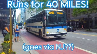 We Rode NYC's LONGEST Express Bus Route - What's it like