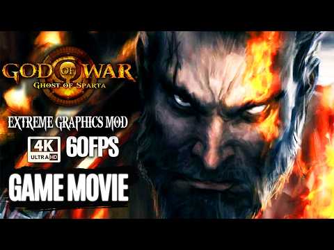 GOD OF WAR GHOST OF SPARTA All Cutscenes (Extreme Graphics Mod) Full Game Movie 4K 60FPS