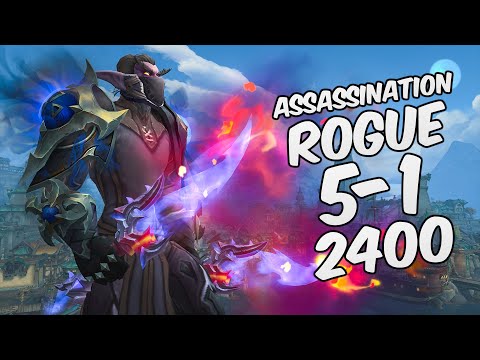 Assassination Rogue PvP TWW Solo Shuffle 5-1 2400 The War Within