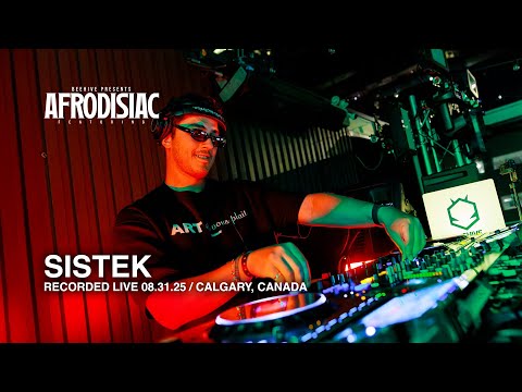 Sistek – Live in Calgary | Beehive Presents Afrodisiac | August 2025