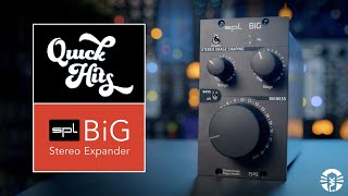 Video thumbnail for Quick Hits: SPL BiG 500 Series Stereo Expander by Vintage King