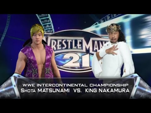 WWE 2K22 Shota Matsunami vs King Nakamura iron man match Intercontinental championship