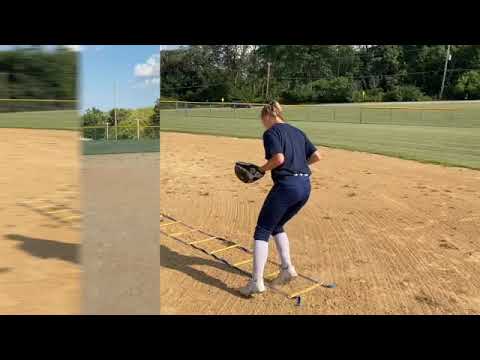 Emily Brecht Softball Skills Video