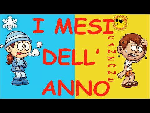 CANZONE-I MESI DELL'ANNO-di R. Giorgi-E. Storchi- speciale anno-con testo in descrizione-attività-