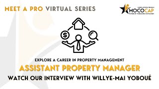 Virtual Meet A Pro: Assistant Property Manager Willye-Mai Yoboué