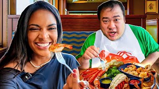 We tried Red Lobster for the first time (ft DisguisedToast, Scarra)