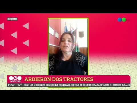 Quema de tractores en Colonia Rosa: la provincia aportará $2 millones para "salir del paso"