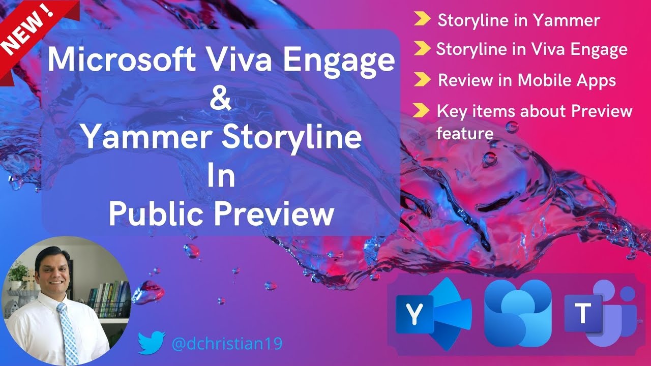 Microsoft Viva Engage and Yammer Storyline in Public Preview