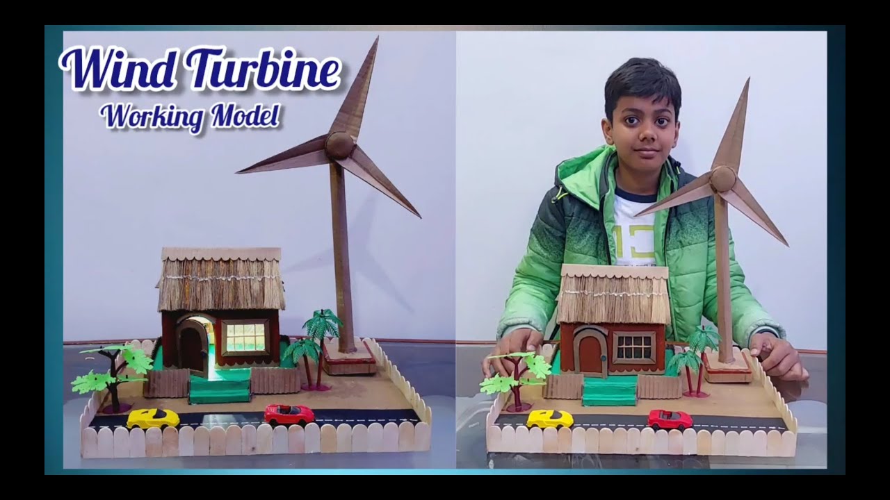 #diy Wind turbine / windmill working project / Science working project