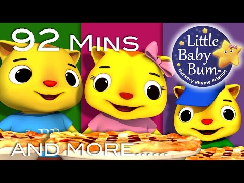 Three Little Kittens | 90min of LittleBabyBum - Nursery Rhymes for Babies! ABCs and 123s