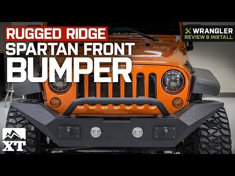 Jeep Wrangler Rugged Ridge Spartan Front Bumper - High Clearance (2007-2018 JK) Review & Install