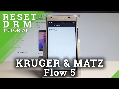 How to Reset DRM on KRUGER & MATZ Flow 5 - Remove All Licenses |HardReset.Info