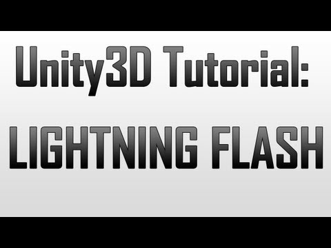 Unity 4 Creating A Lightning Flash Javascript