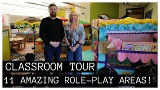 CLASSROOM TOUR | 11 ROLE-PLAY IDEAS | DEVELOP LANGUAGE WITH IMAGINATIVE PLAY| LEARNING ENVIRONMENTS