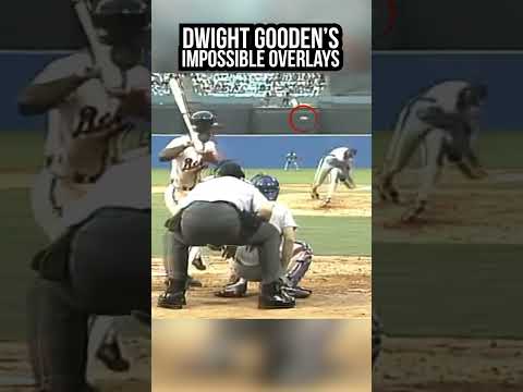 Dwight Gooden, Elevated Fastball and Curveball, Individual Pitches + Overlay (home plate views)