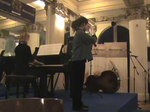 Maria Playing Salut d'Amour by Elgar, November 2 2009