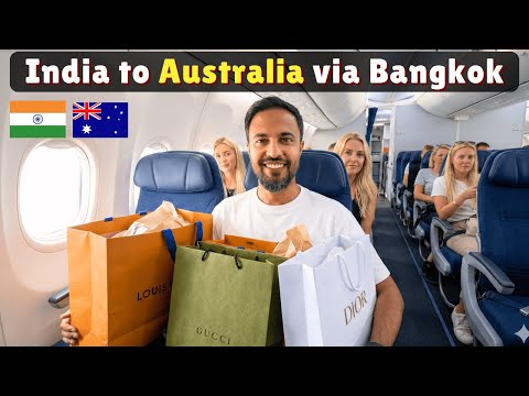 Flying from India to Australia via Bangkok (for some Shopping 🛍️)
