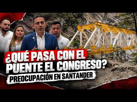 ¿Abandonaron las obras del puente El Congreso en San Andrés, Santander?