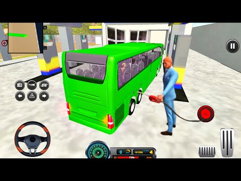 New Bus Games 2026 - Real Uphill Coach Bus Offroad Driving Video Game - Android GamePlay