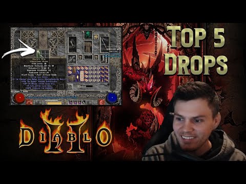 Diablo 2 - My TOP 5 Drops live 2019 ( Second 1/2 of the year) !!! - Crazy Single Player RNG